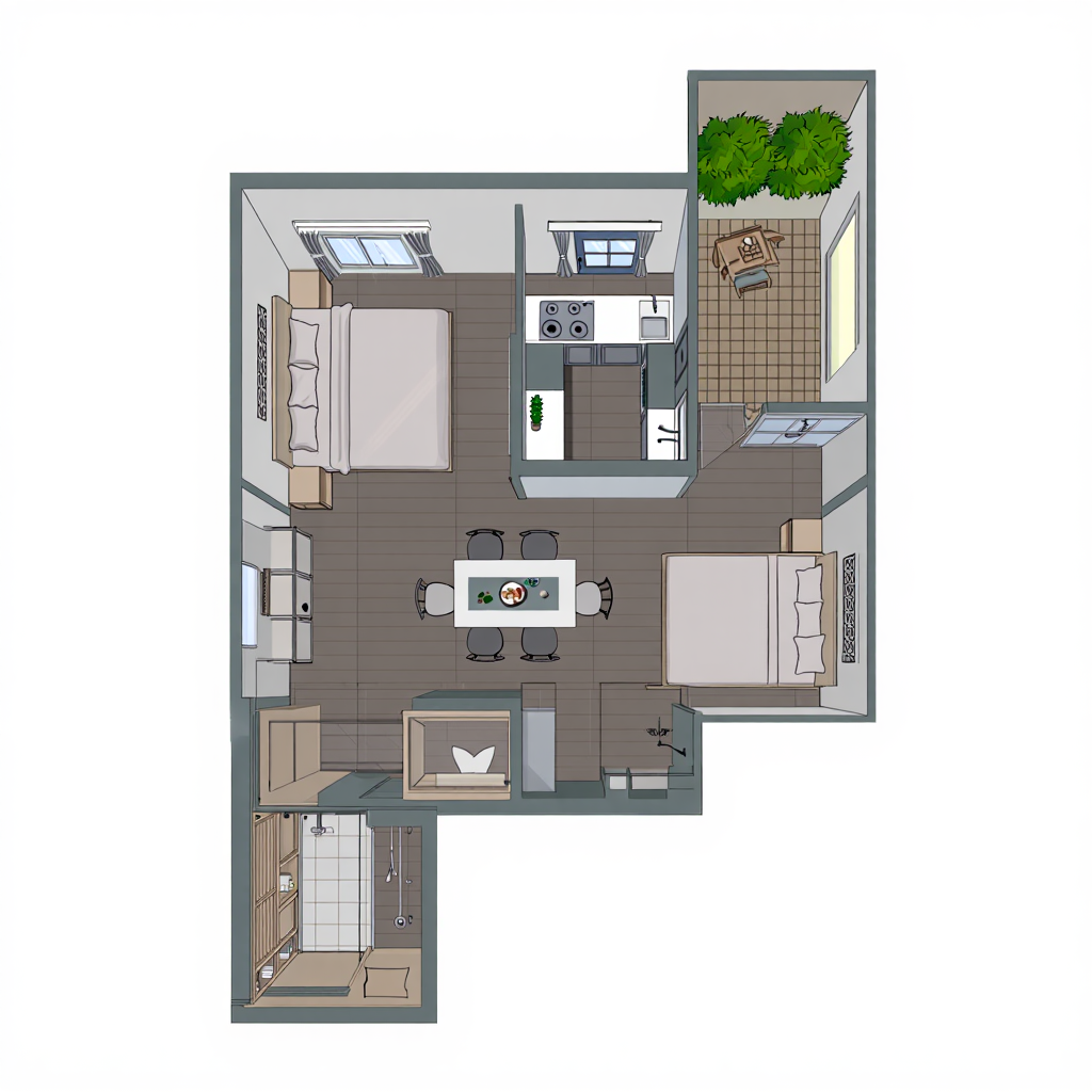 Mini home interior