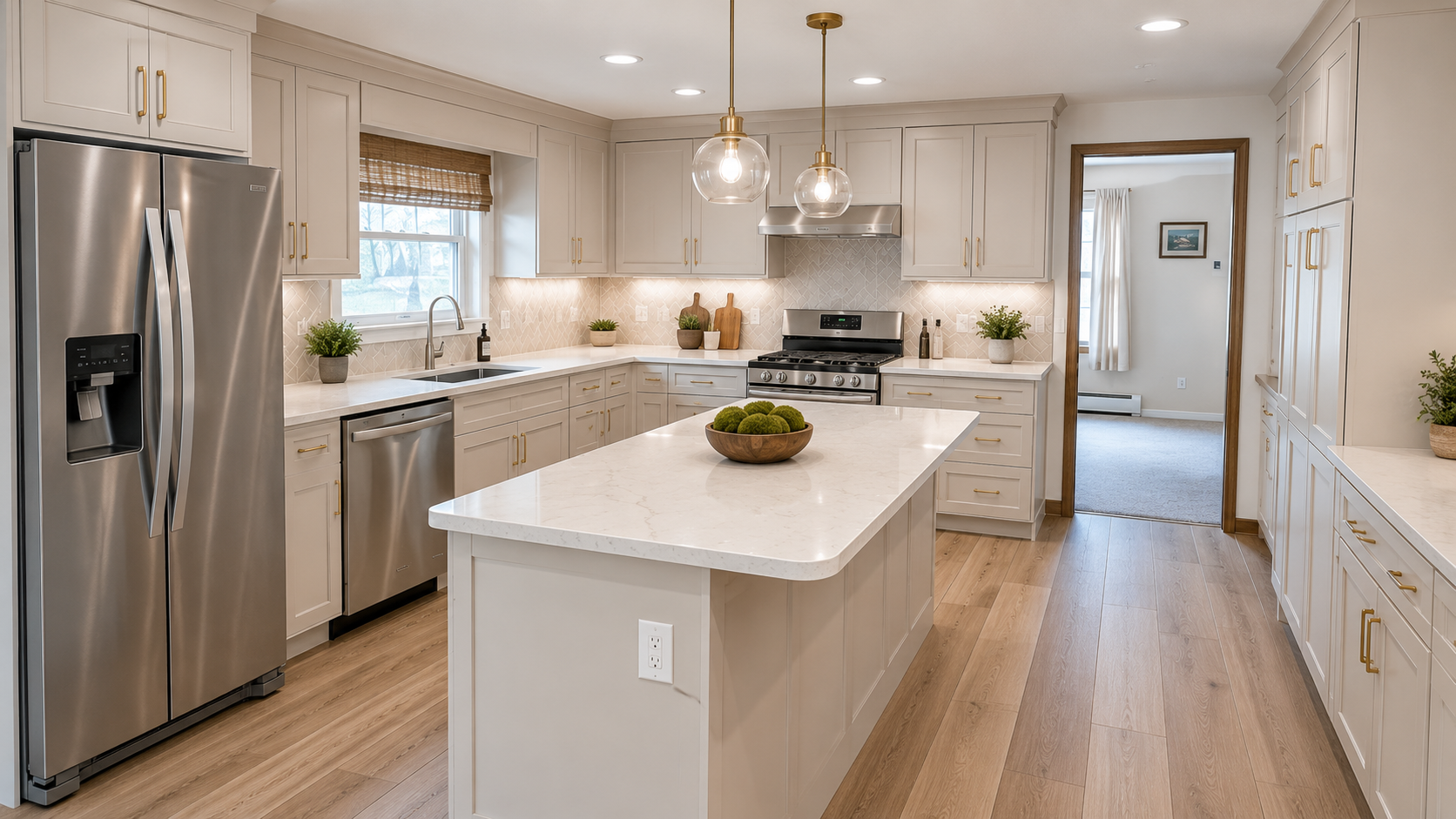 Kitchen after