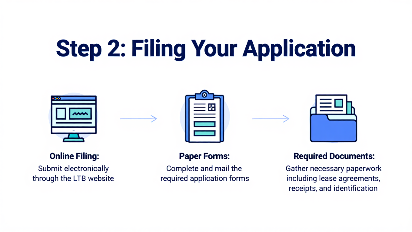 Step 2 - Filing an Application with the Landlord and Tenant Board - How To Evict A Tenant In Ontario - 001