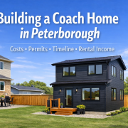 Building a Coach Home in Peterborough - A small ADU in a backyard of a home in Peterborough - 001