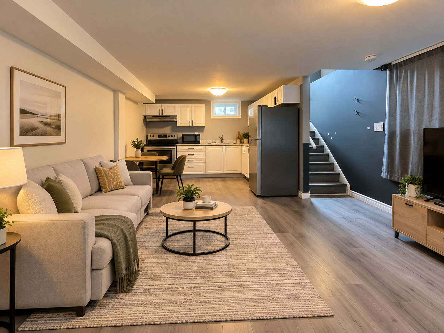 1 Unit 2 236 Codrington Living Room staged(2)