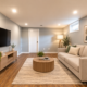 Lower 741 Maryland Ave Living Room staged