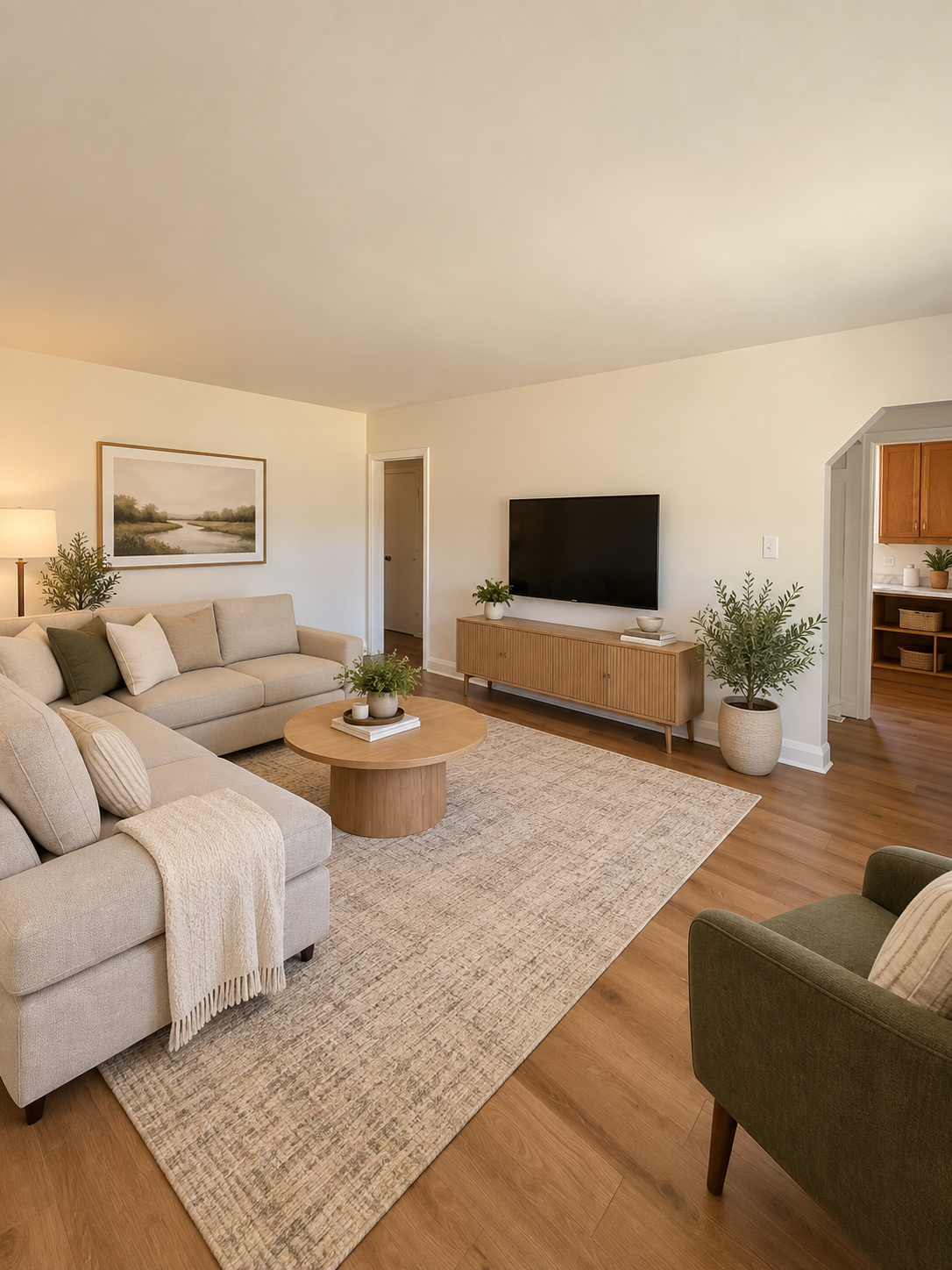Main 139 Dumble Ave Living Room staged