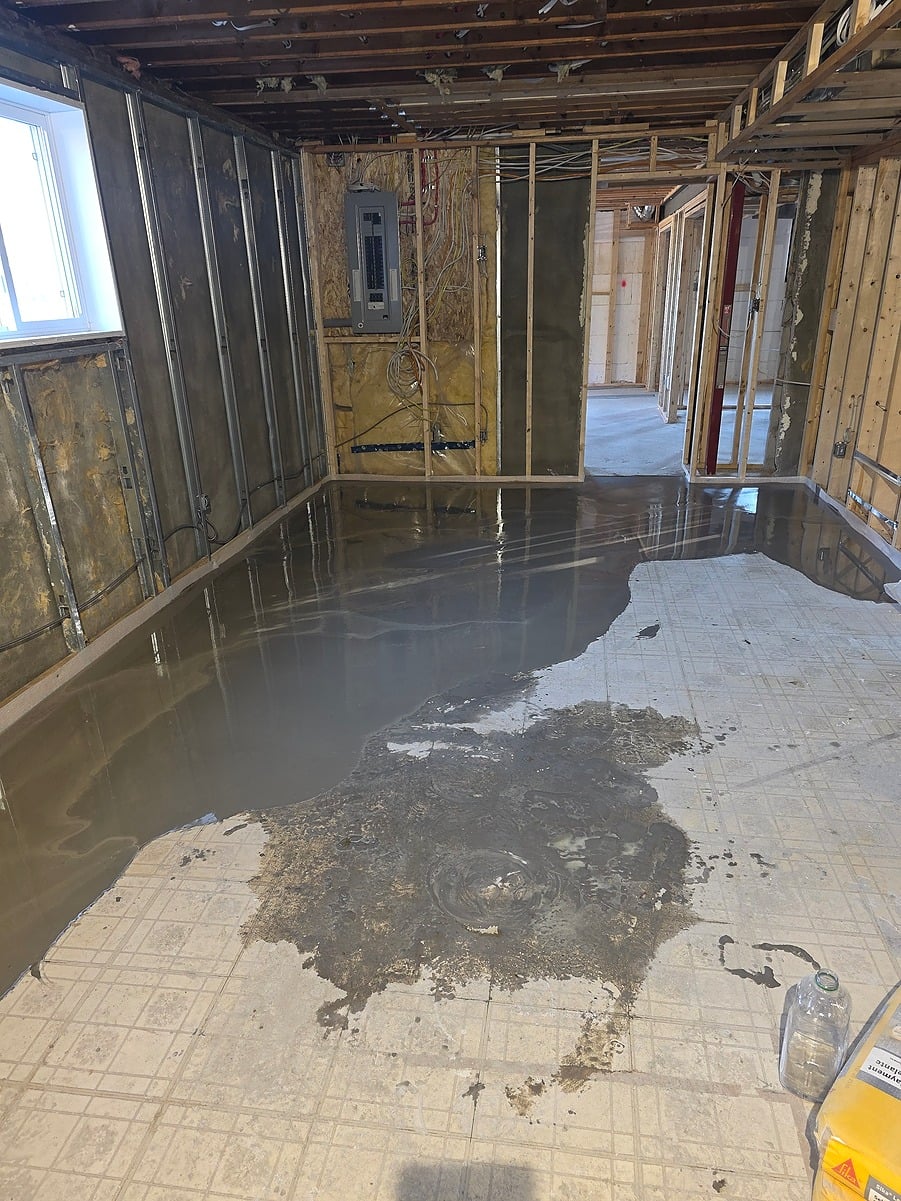 Great spaces begin with progress like this. in a Visture construction and renovation project